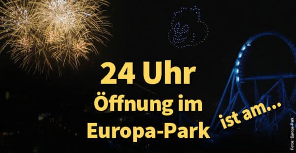 Europa-Park bei Nacht zur Ankuendigung der 24-h-Oeffnung-Europa-Park-2023